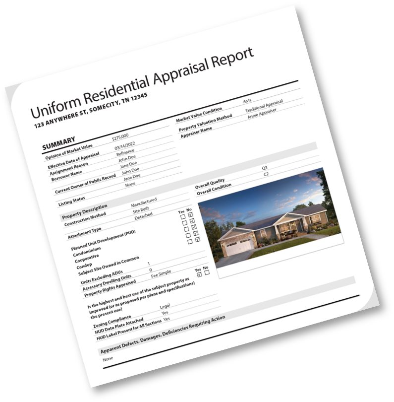 Standard Sample Report preview